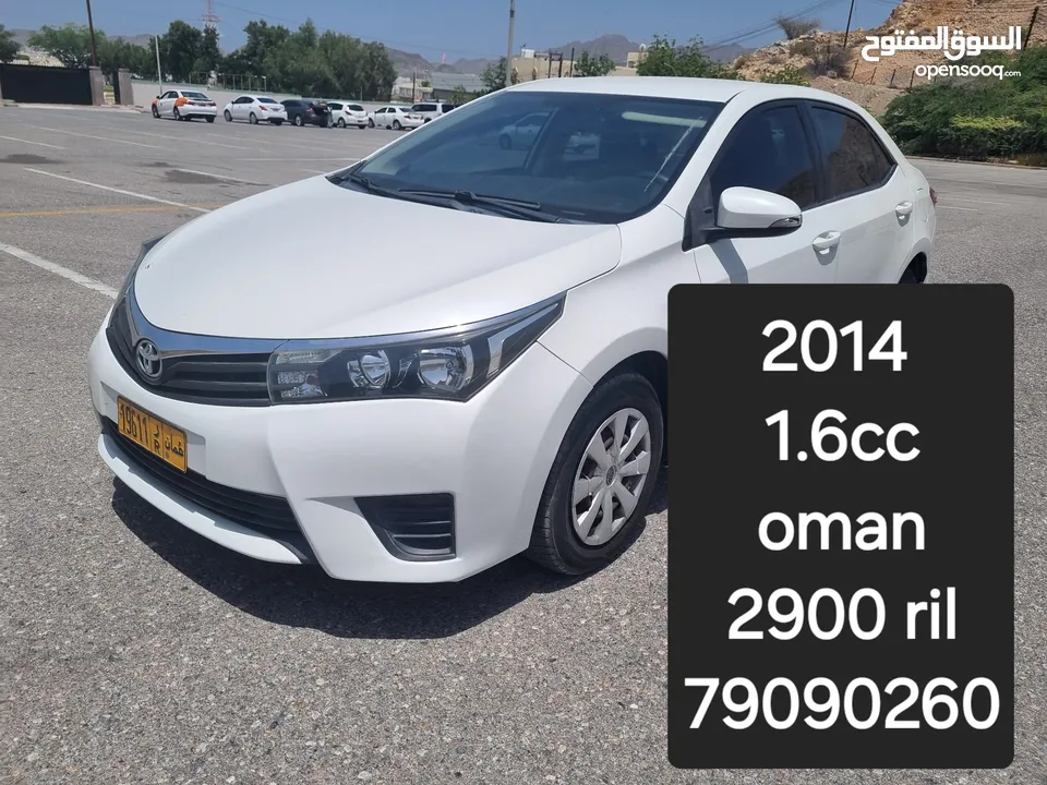 2014م كرولا 1.6cc وكالة عمان فل تماتك
