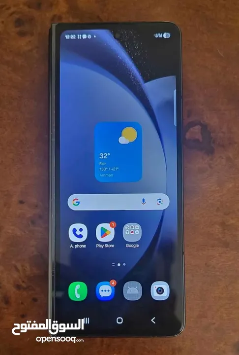 للبدل او للبيع سامسونج ز فولد 5 128 جيجا Black Samsung z fold 5 like new 128gb