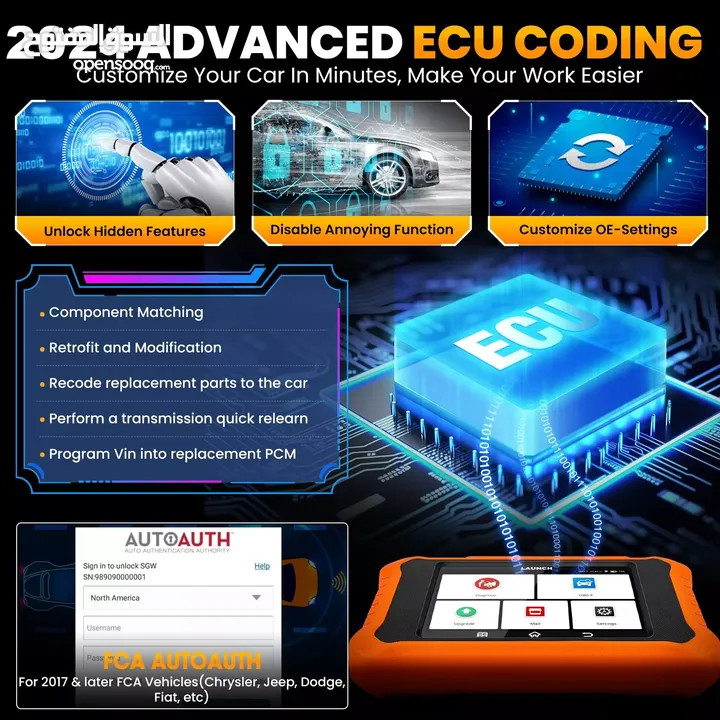 LAUNCH Creader Elite 2.0 Scanner for Mercedes-Benz OBD2 - 430 JD