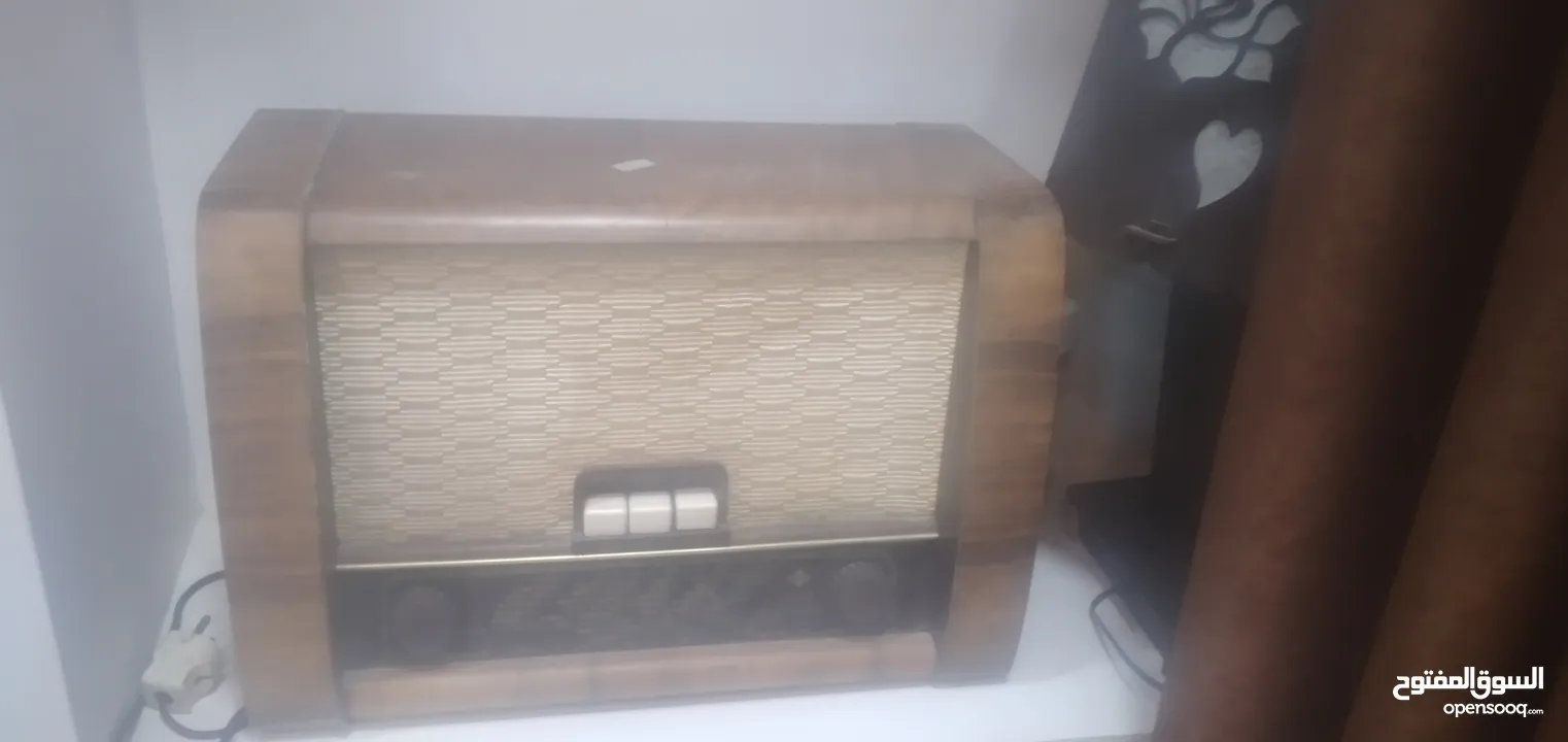 راديو أنتيكا خشب 100%