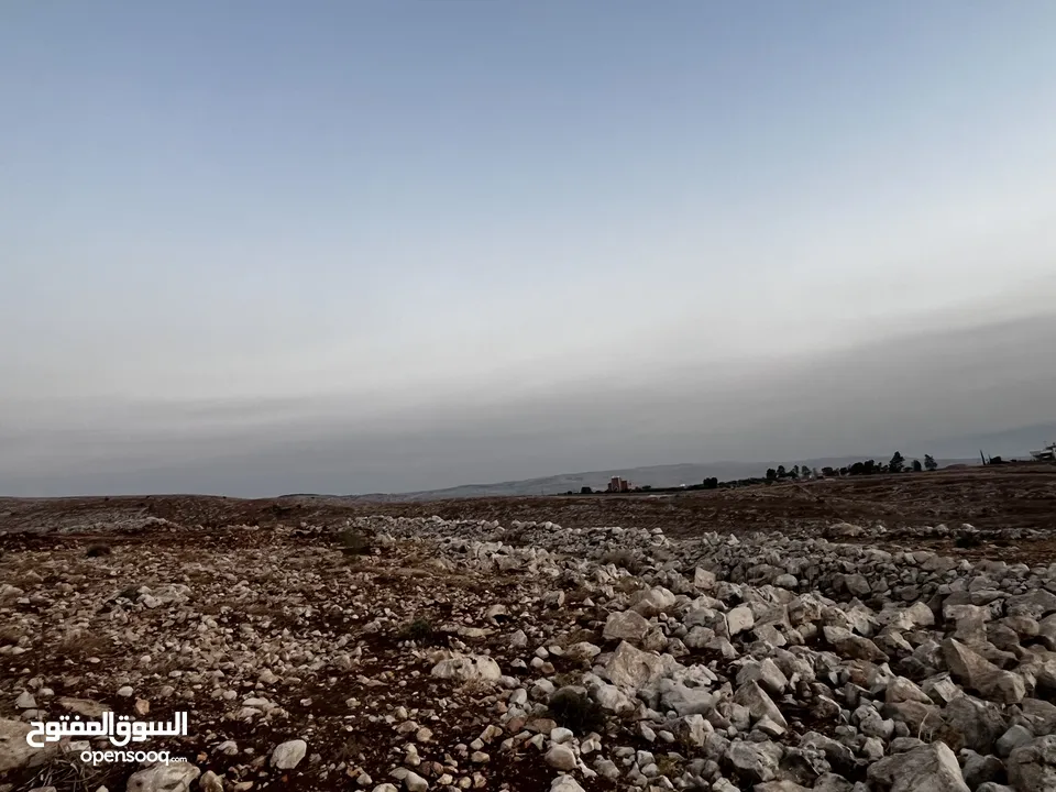 تملك الان فرصة العمر قطعة ارض من اراضي غرب عمان مطلة على فلسطين و الاغوار و البحر الميت و سد الكفرين