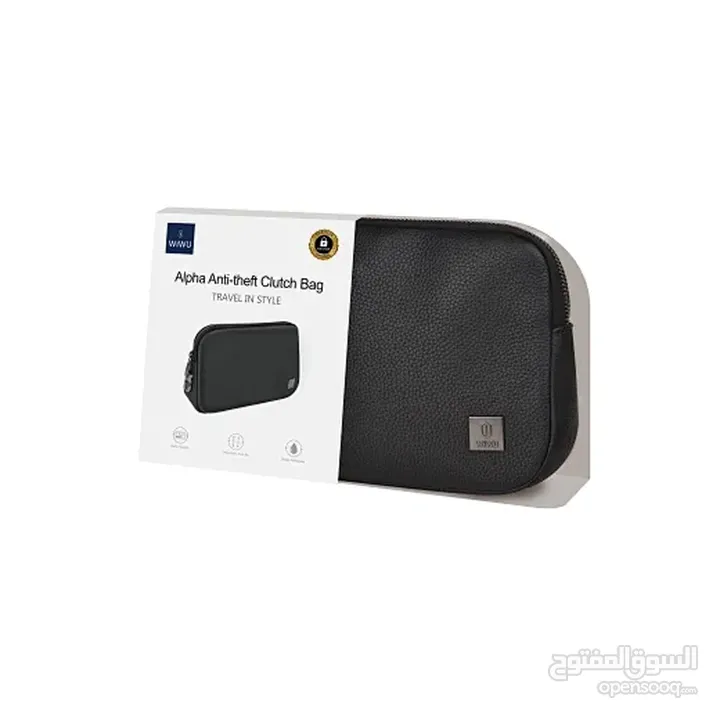 شنطة WiWU Alpha Anti-Theft Clutch Bag مع نظام قفل مدمج  – الأمان والأناقة في شنطة وحدة!