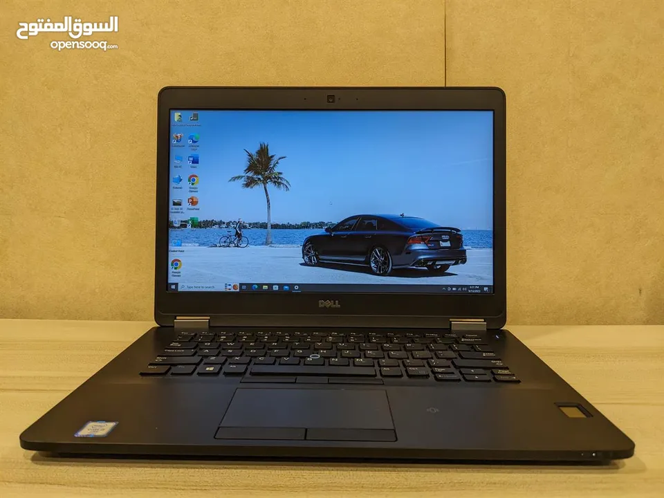 جيل سادس Dell Latitude E7470 Core i7-6600HQ 8GB RAM, 256GB SSD, Win 11 ,14 inch (فقط200) انظر تفاصيل