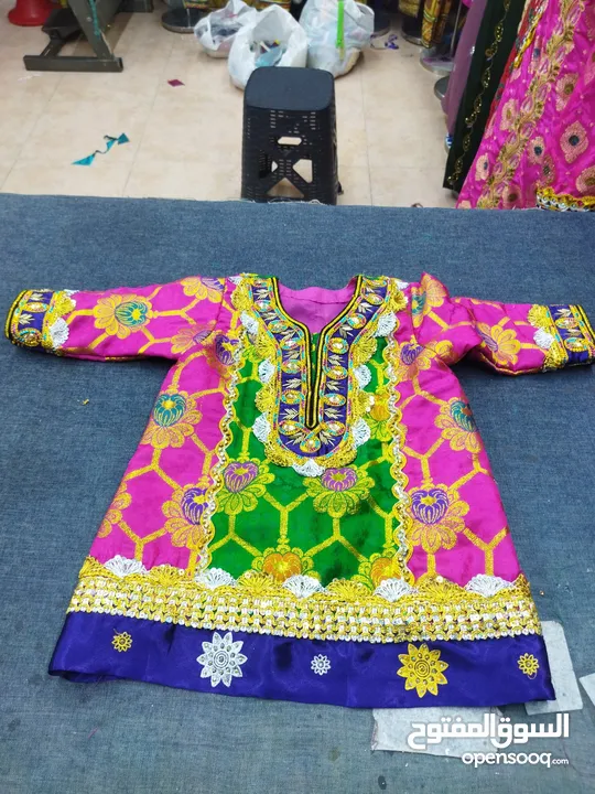 Omani dress for kids with Sarwar......فستان عماني للأطفال مع سروار ....تحقق من الوصف الخاص بي للقياس