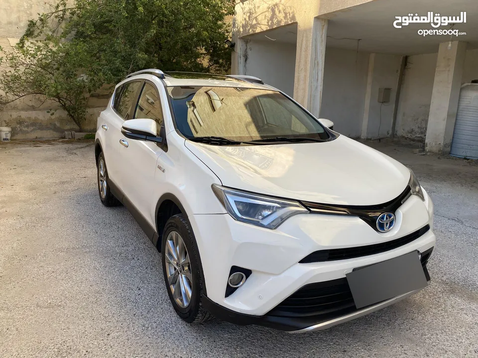 تويوتا راف فور فحص كامل هايبرد لميتد اعلى صنف مع فتحة بالسقف بحالة الشركة Rav 4