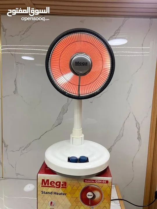 صوبة المروحة العامودية 1000W من ميجا دفاية كهربائية عاموديه ، شكل مروحة من شركة MEGA الاصلية