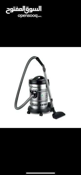 “مكنسة كهربائية Conti 2400W جديدة بالكرتونة غير مستعملة نهائياً – بس 65 دينار”