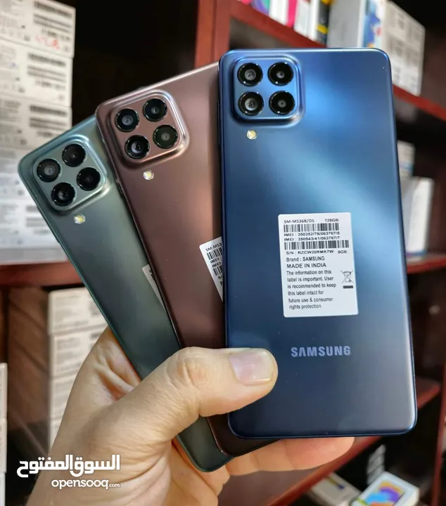 جهاز مستعمل ايام Samsung M53 5G رام 16 جيجا 256 أغراضة والكرتونه الأصلية متوفر توصيل