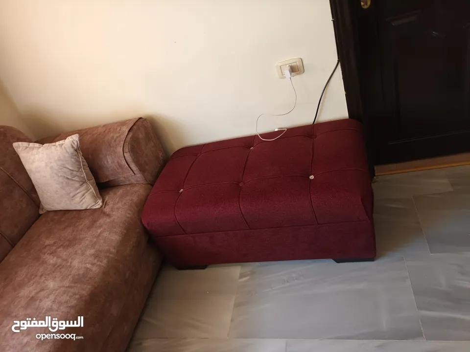 طقم كنب للبيع بدون البفة