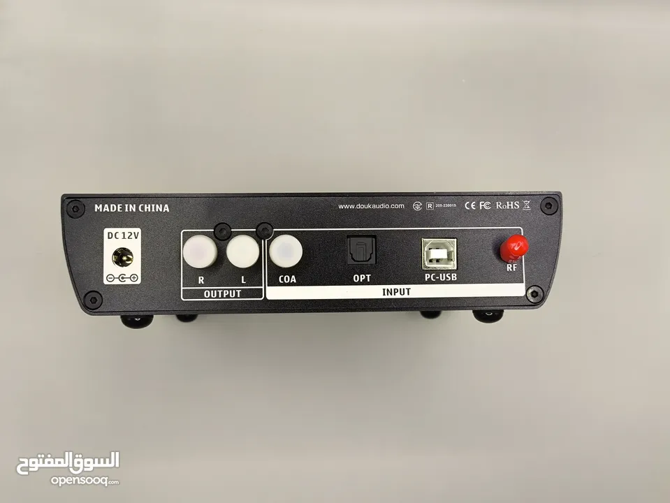 للبيع: Douk Audio DAC-T2 – محول رقمي تماثلي أنبوبي (DAC + Tube Preamp) مع ريموت