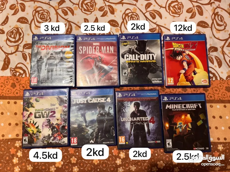 PlayStation 4 CD games (Negotiable)