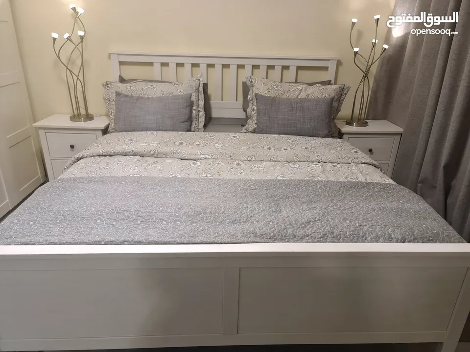 King Bed Set 7pcs IKEA like new