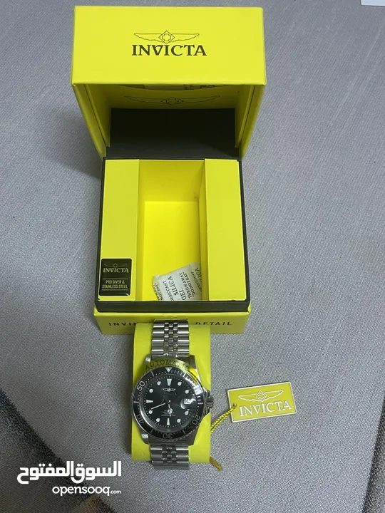 ساعة انفيكتا - invicta watch black new