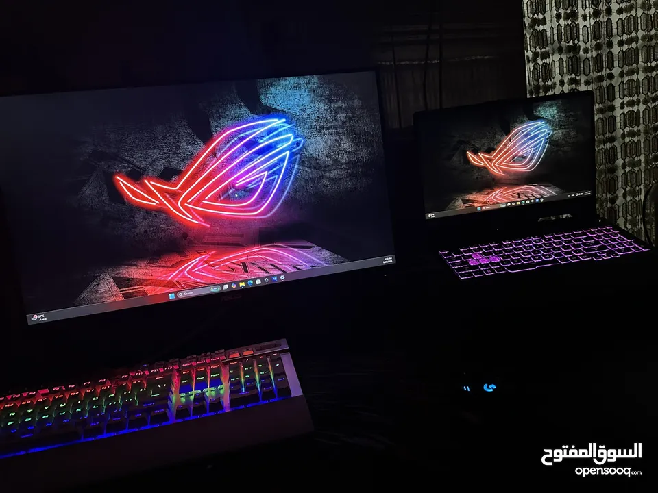 Asus Tuf f15 Rtx 3060 gaming laptop بسعر مغري ، الجيل الحادي عشر بحال الوكالة تماماً