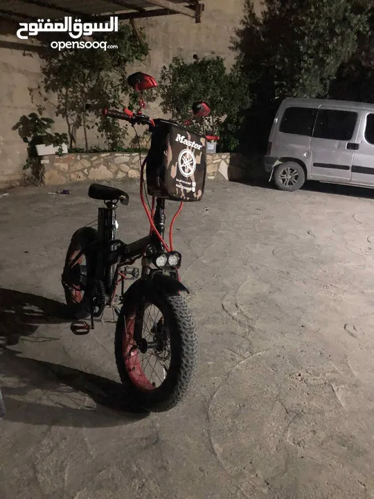 بسكليت كهربا عجل عريض بطاريه 48v20a