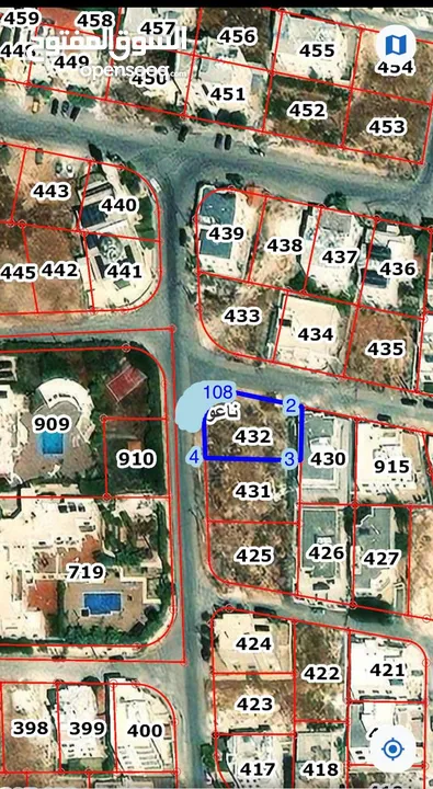 ارض للبيع - منطقة بلعاس- 591.25 م