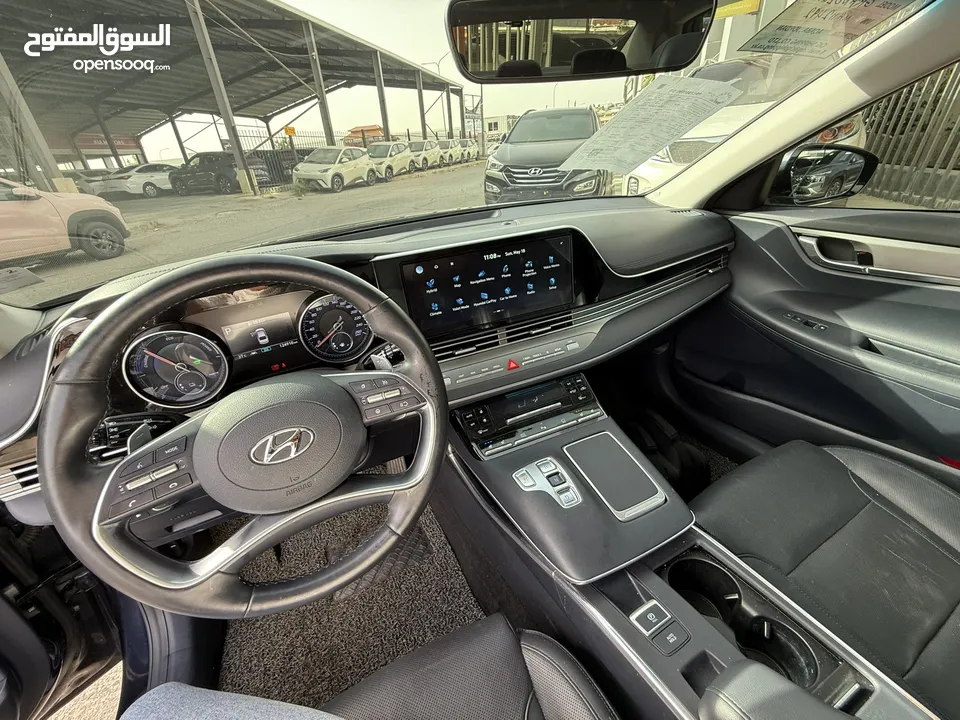 هونداي جرانديور ( ازيرا ) 2021 هايبرد فل اضافات اعلى صنف بريميوم بلس برستيج وارد كوريا فحص كامل