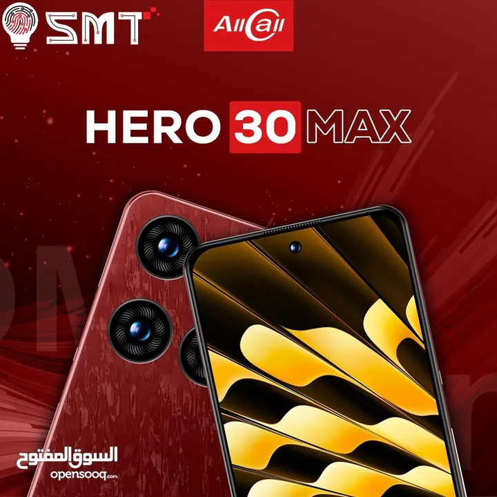 ALL CALL HERO 30 MAX ( 128GB ) / RAM 4 NEW /// هيرو 30 ماكس ذاكرة 128 رام 4 الجديد