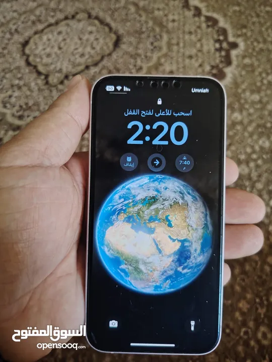 ايفون 13 عادي للبيع بسعر مغري بطارية 77 ذاكرة 128