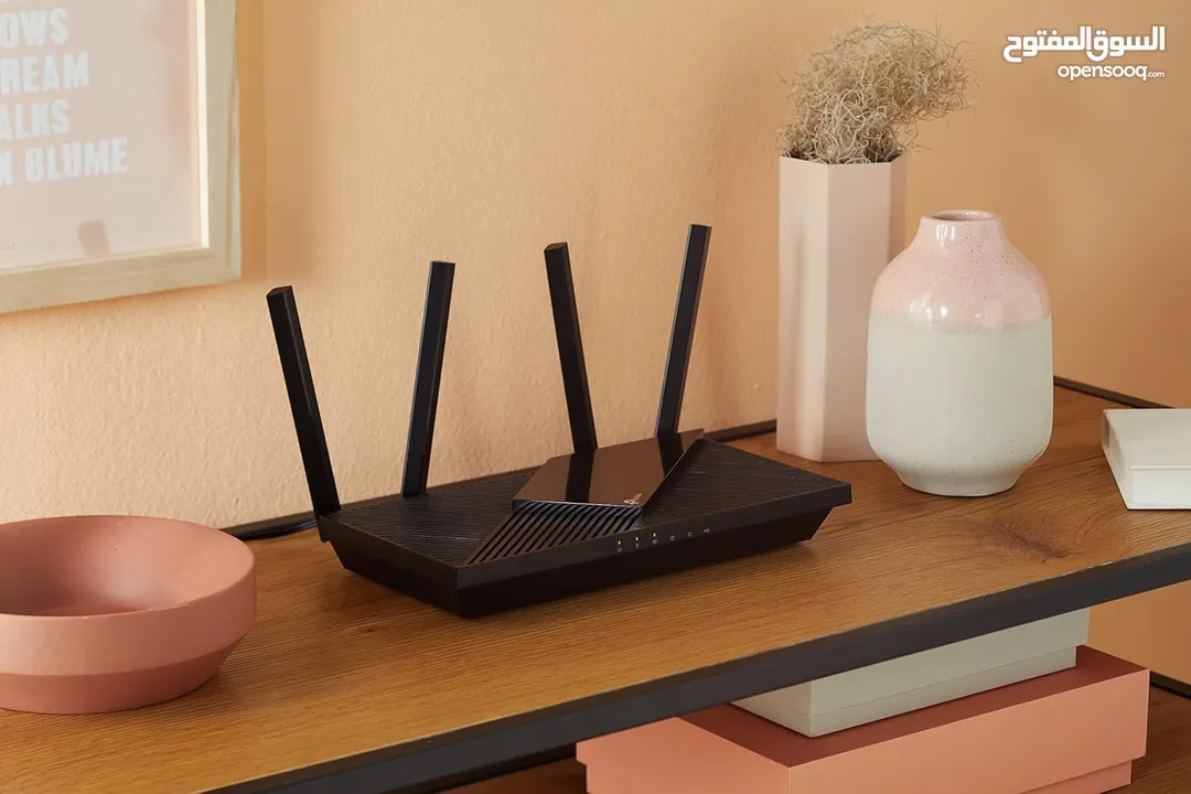 راوتر انترنت شبكات انترنت وايرلس تي بي لينك TP Link Dual Bands Router AX55 for internet connection