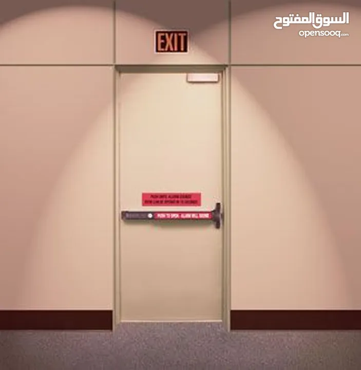 باب طوارئ ابواب هروب ابواب مقاومة للحريق ابواب امان معتمدة