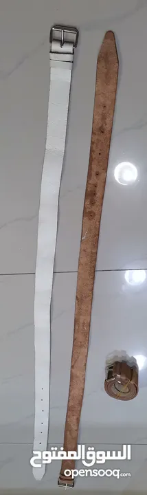 أحزمه جلد طبيعي 100٪ من عجول عربيه أصيله