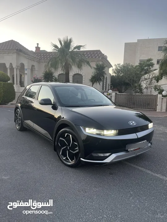 هيونداي ايونيك 5 2022 كهربا فحص كامل وارد كوريا  عداد قليل تقطع 500 بالشحنة البطارية  بحالة الوكالة