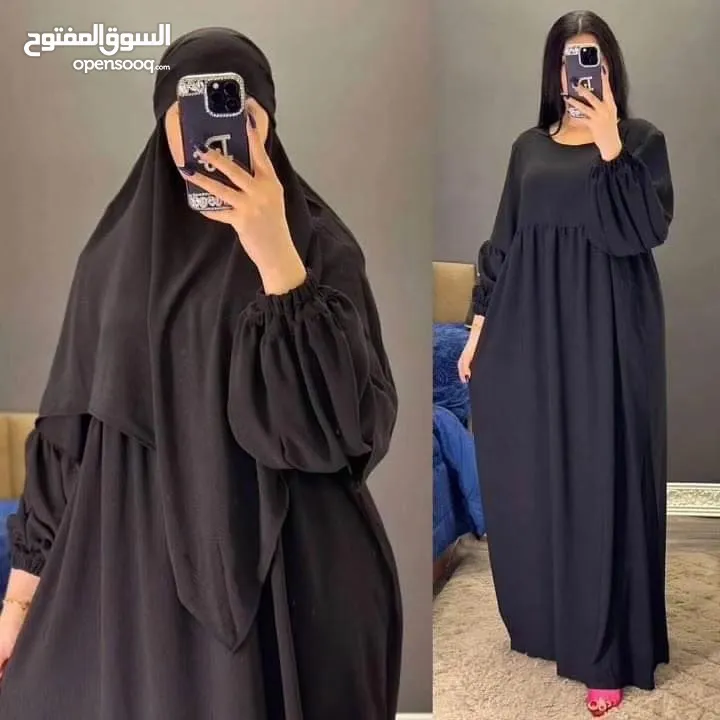 الزي الشرعي فستان+حجاب