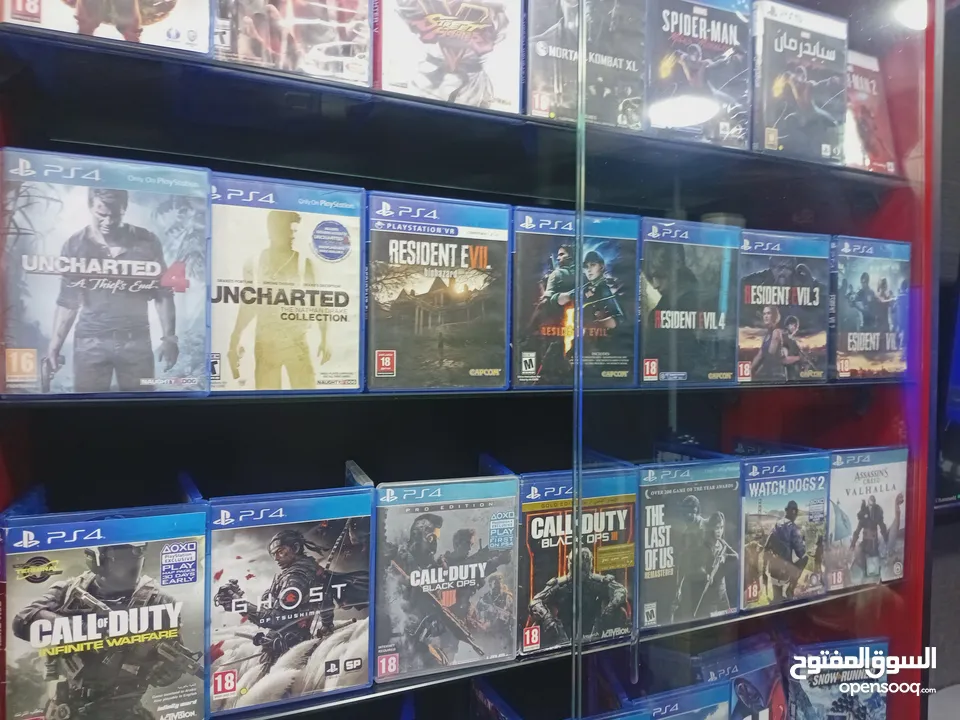 سيديات بلايستيشن فور  و فايف PS4 &PS5 CD.S
