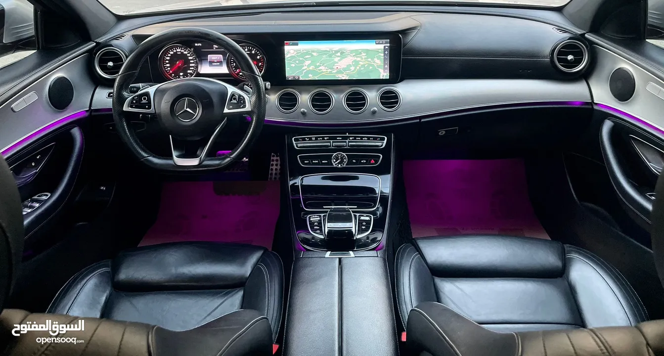 مرسيدس بنز E200 - AMG فل أوبشن مسكر - دهان الشركة المنتجة - سيارة بحالة الوكالة