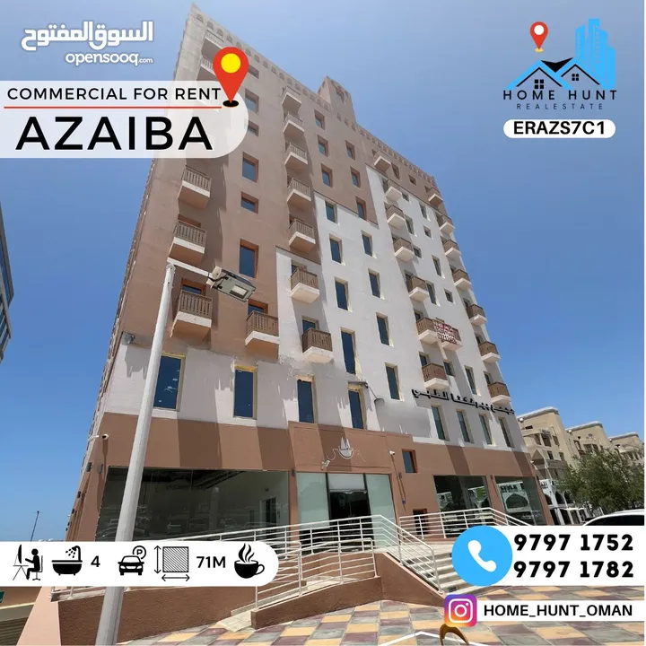 AZAIBA  70.650 MSQ BRAND NEW OFFICE SPACE IN PRIME LOCATION
