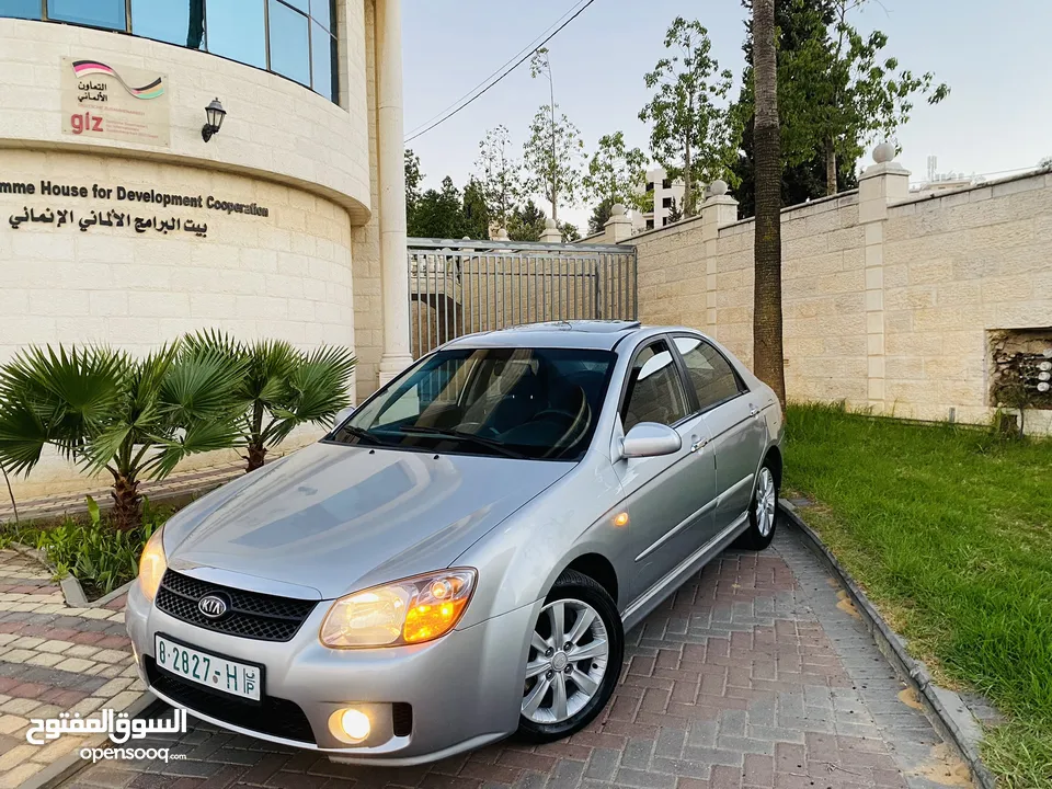 كيا سيراتو 2008 فل اضافات فل اوتماتك  ترخيص وتأمين جديد  السيارة بحالة ممتازة الله يبارك لصاحب ..