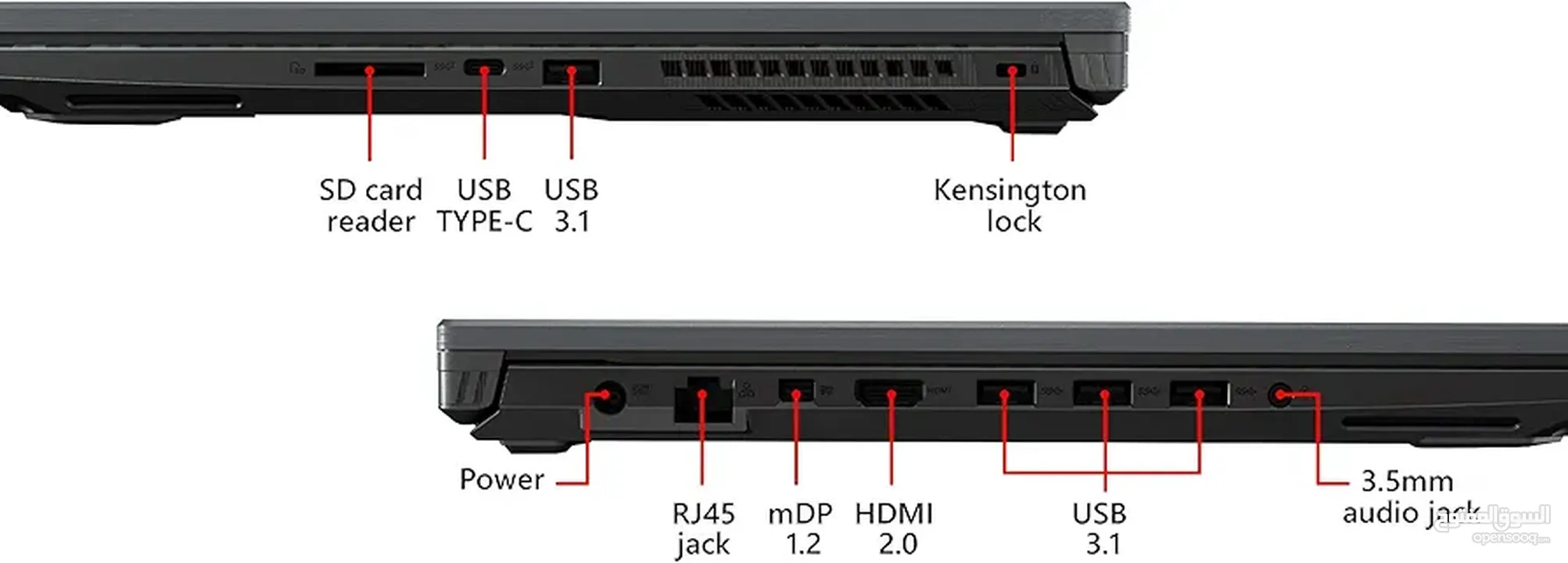 لابتوب asus rog strix GL704