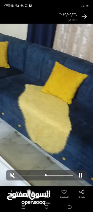 طقم كورنر مع بفه وبرادي للبيع
