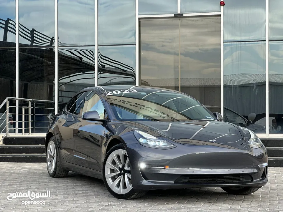 تيسلا لونج رينج دول موتور Tesla Model 3 2022 فحص كااامل بسعر مغررري جدا