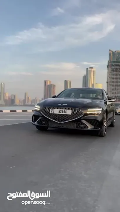 للأيجار سيارة جنيسيس  Genesis G70 -2023 فول مواصفات  - متوفر اللون الأسود 2023 و اللون الفضي 2023