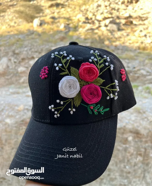 كابات مطرزه ) hand embroidered cap