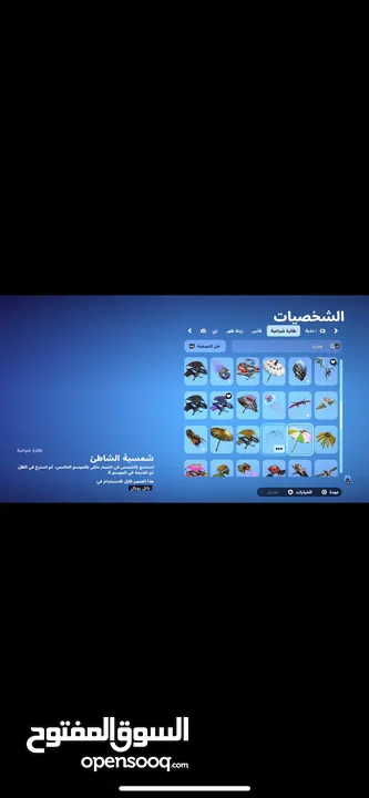 حساب فورت نايت نادر للصامل فقط