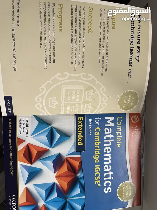 MATHEMATICS FOR CAMBRIDGE IGCSE FIFTH EDITION (extended) and NOT used