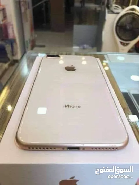 على الفحص ايفون 8 بلس جيجا 64 و 256 بطارية مشكل هدية كفر ولزقة وشاحن الاصلي متوفر خدمة التوصيل