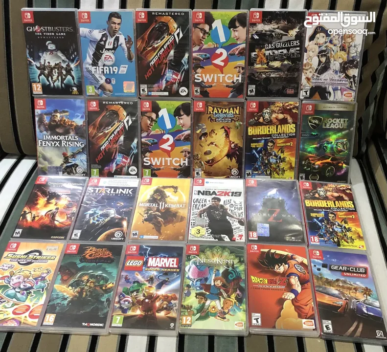 أشرطة ألعاب ننتندو سويتش - Nintendo Switch Games
