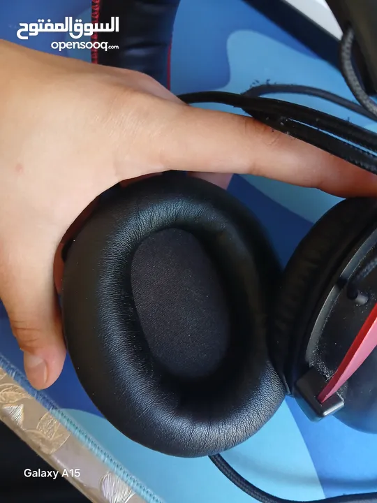سماعة الألعاب Hyperx cloud ii  أحمر مع سماعةnubwo n13