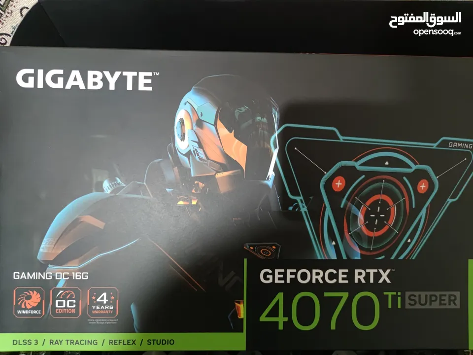 كرت شاشة RTX 4070 Ti super 16GB
