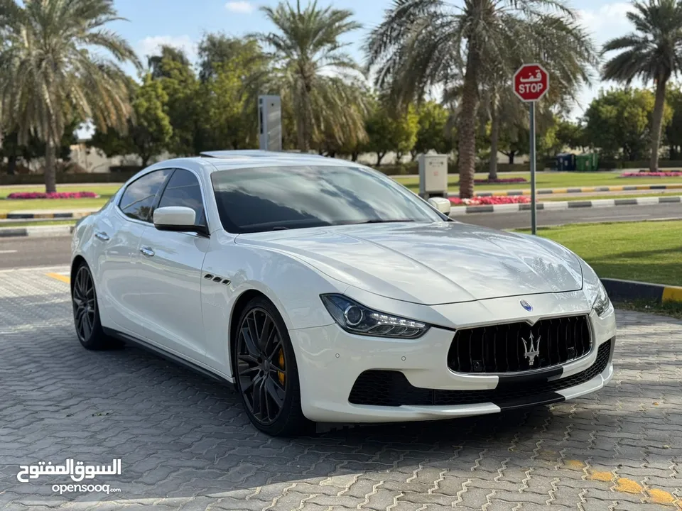 MASERATI - GHIBLI  S - 2015 - FULL OPTION Perfect condition GCC