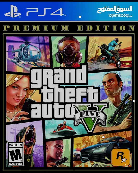 Gta 5 premium edition  شبه جديدة