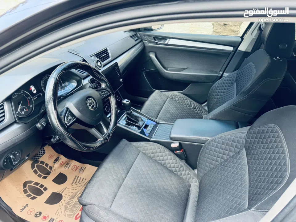 الفخمه والغنيه عن التعريف سكودا سوبيرب فل الفل الا الفتحه برايفيت فحص ممتاز اوتومات الفين ديزل