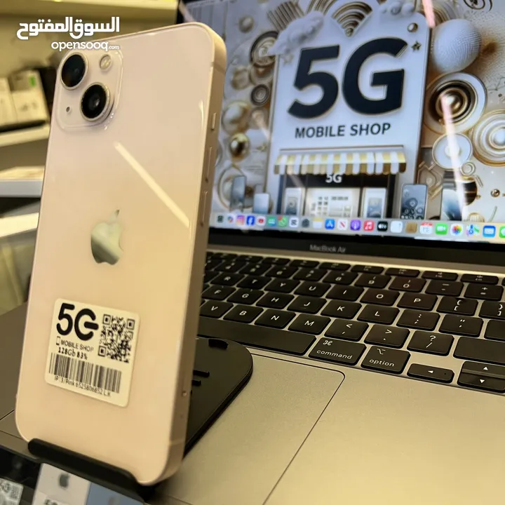 iPhone 13 128GB battery 83% used  ‎فاصل بصمة وجهة فقط العدسة الخارجية للكاميرا مغيرة