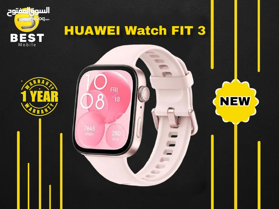 الان ساعة هواوي فيت 3 //  huawei fit 3 new