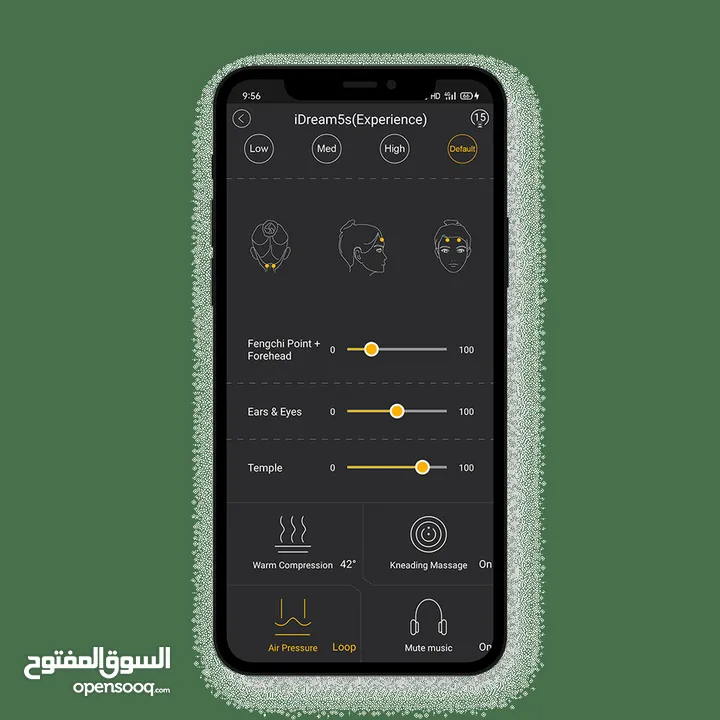 جهاز مساج الرأس breo idream 5s