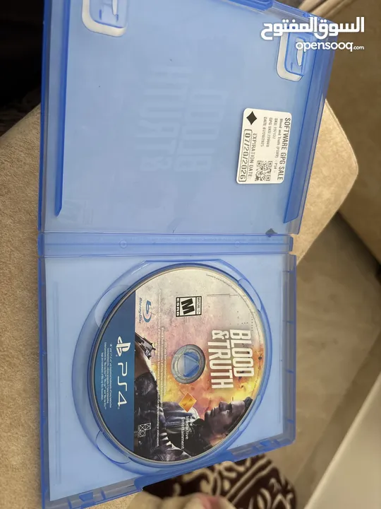 لعبة  blood and truth للبيع لجهاز الكونسل PlayStation 4 ps4 وابضا تنفع لجهاز  ps5  PlayStation  5
